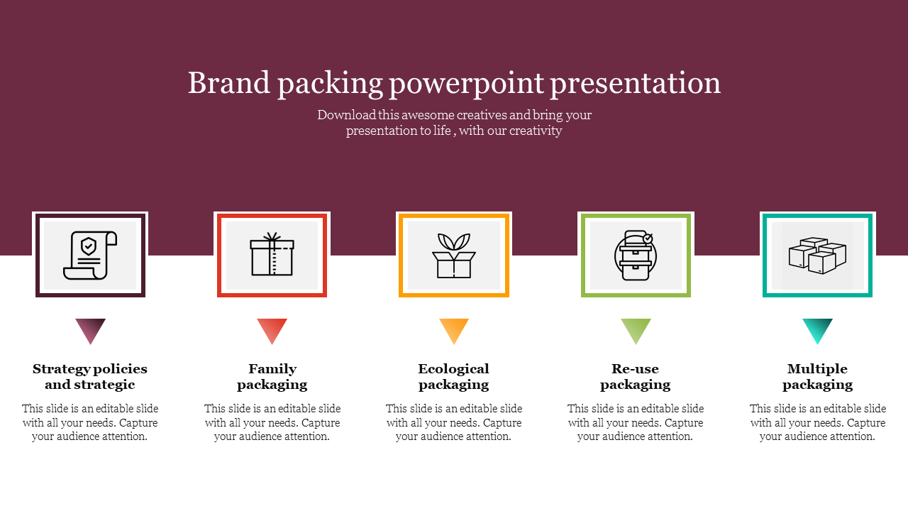 Creative Brand packing powerpoint presentation